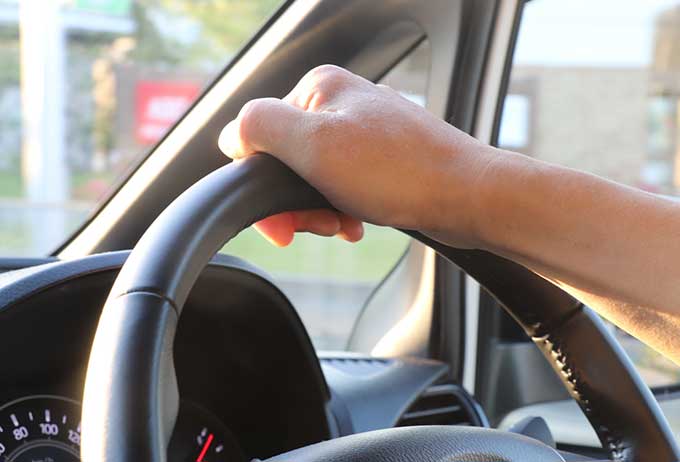 自動車内の様子